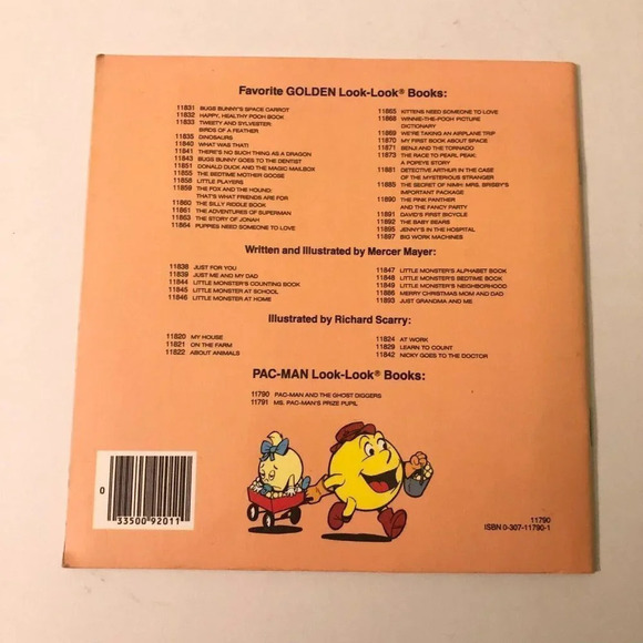 Vintage 1983 Pacman and The Ghost Digger John Albano Pac Man Book - Picture 2 of 15